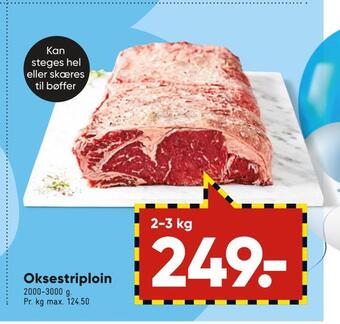 Bilka Oksestriploin tilbud