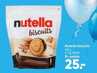 Bilka Nutella biscuits tilbud
