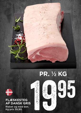 MENY Flæskesteg af dansk gris tilbud