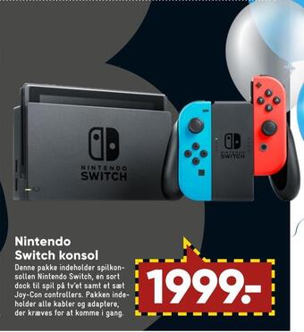 Bilka Nintendo switch konsol tilbud