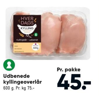 Bilka Udbenede kyllingeoverlår tilbud