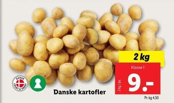Lidl Danske kartofler tilbud