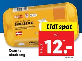 Lidl Danske skrabeæg tilbud