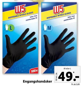 Lidl Engangshandsker tilbud