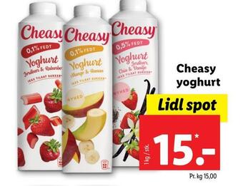 Lidl Cheasy yoghurt tilbud