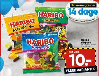 Bilka Haribo slikpose tilbud