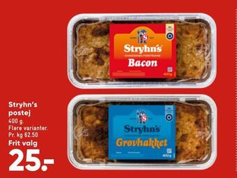 Bilka Stryhn's postej tilbud