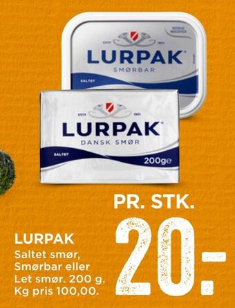 MENY Lurpak tilbud