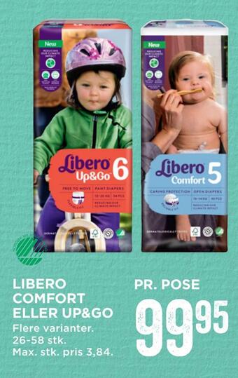 MENY Libero comfort eller up&go tilbud