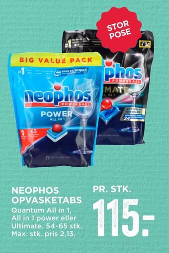MENY Neophos opvasketabs tilbud