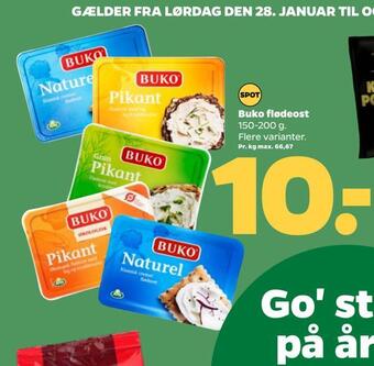 Netto Buko flødeost tilbud