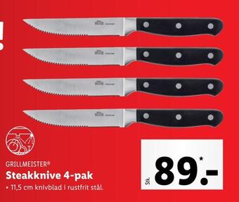 Lidl Steakknive 4-pak tilbud