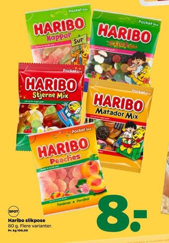 Netto Haribo slikpose tilbud