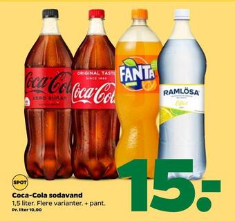 Netto Coca-cola sodavand tilbud