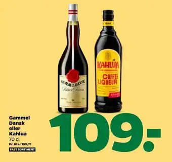 Netto Gammel dansk eller kahlua tilbud