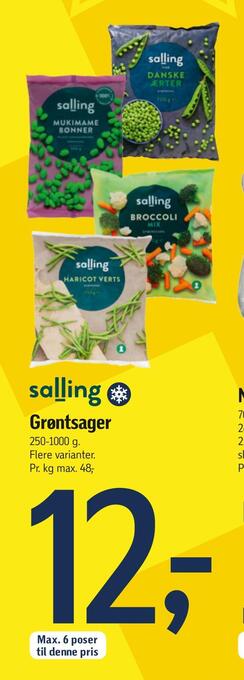 Føtex Grøntsager tilbud