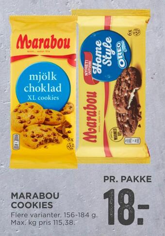 MENY Marabou cookies tilbud