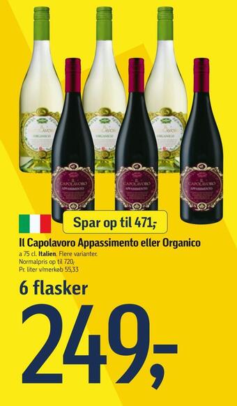 Føtex Il capolavoro appassimento eller organico tilbud