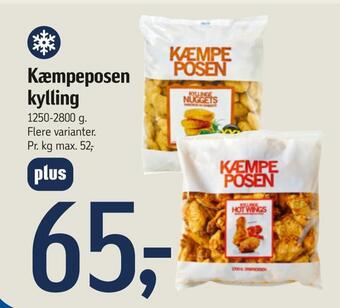 Føtex Kæmpeposen kylling tilbud