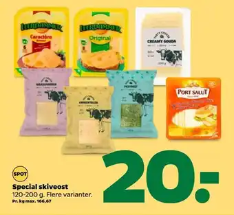 Netto Special skiveost tilbud