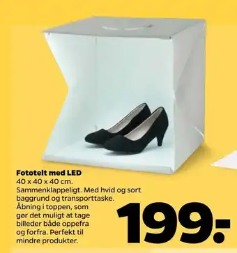 Netto Fototelt med led tilbud