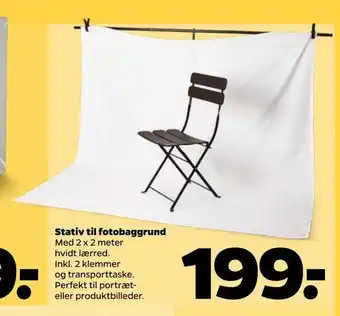 Netto Stativ til fotobaggrund tilbud