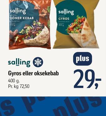 Føtex Gyros eller oksekebab tilbud
