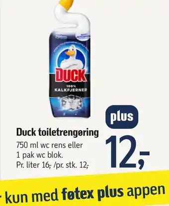 Duck toiletrengøring
