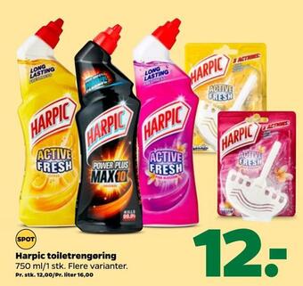 Netto Harpic toiletrengøring tilbud