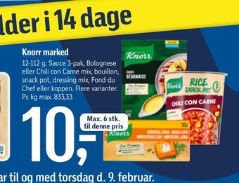 Føtex Knorr marked tilbud