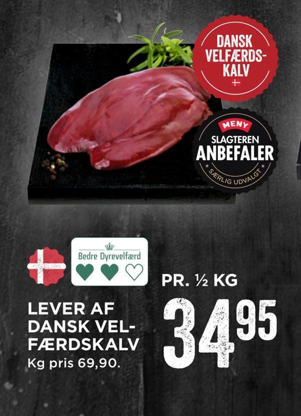 Lever af dansk velfærdskalv tilbud hos MENY