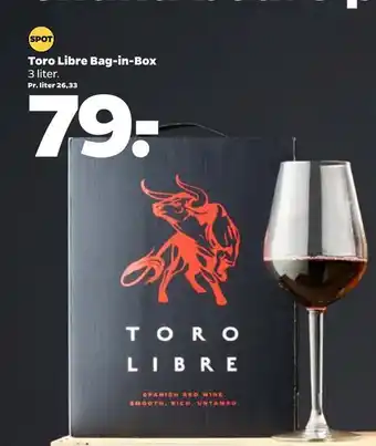 Toro libre bag-in-box