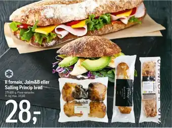 Føtex Il fornaio, jalm&b eller salling princip brød tilbud