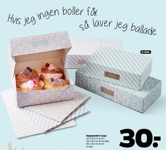 Netto Kageæsker i pap tilbud