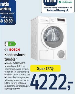 Føtex Kondenstørretumbler tilbud