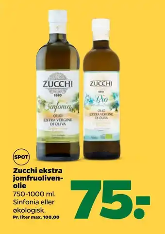 Netto Zucchi ekstra jomfruolivenolie tilbud