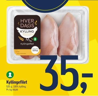 Føtex Kyllingefilet tilbud