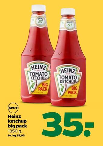 Netto Heinz ketchup big pack tilbud