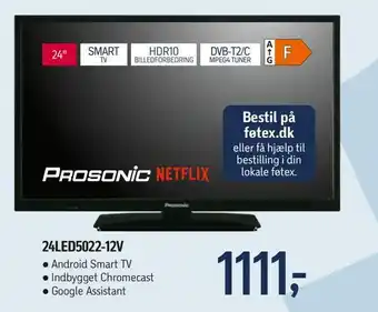 Føtex Prosonic 24led5022-12v tilbud