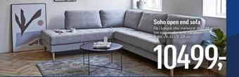 Soho open end sofa