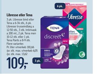 Føtex Libresse eller tena tilbud