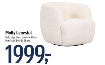 Føtex Molly lænestol tilbud