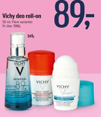 Føtex Vichy Deo Roll-On tilbud