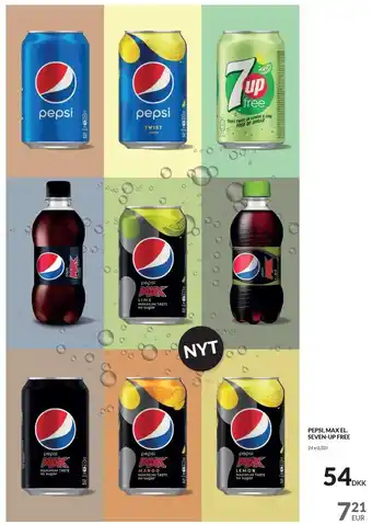 Nielsen's Discount Pepsi, max el. seven-up free tilbud