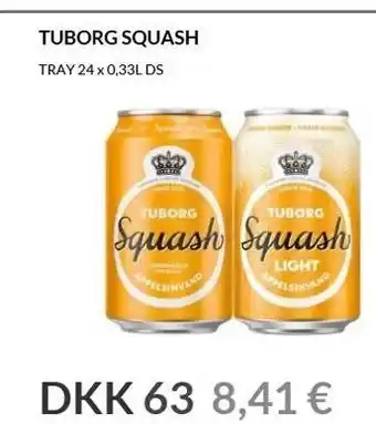 Nielsen's Discount Tuborg squash tilbud