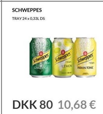 Nielsen's Discount Schweppes tilbud