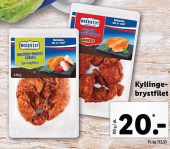 Lidl Kyllinge brystfilet tilbud