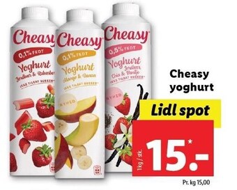 Lidl Cheasy yoghurt tilbud