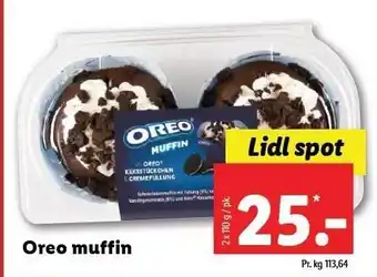 Lidl Oreo muffin tilbud