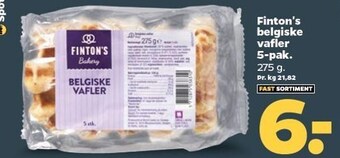 Finton's belgiske vafler 5-pak